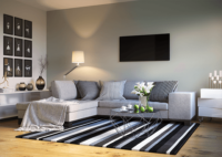 infrarotheizung-glas-schwarz-wohnzimmer Infrarotheizung Glas schwarz im Wohnzimmer