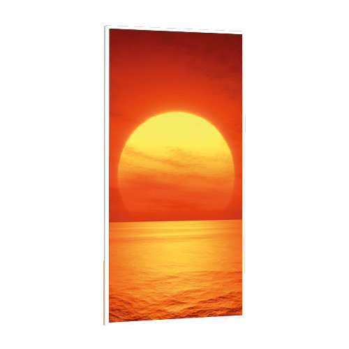 Infrarotheizung Bild Sonnenuntergang