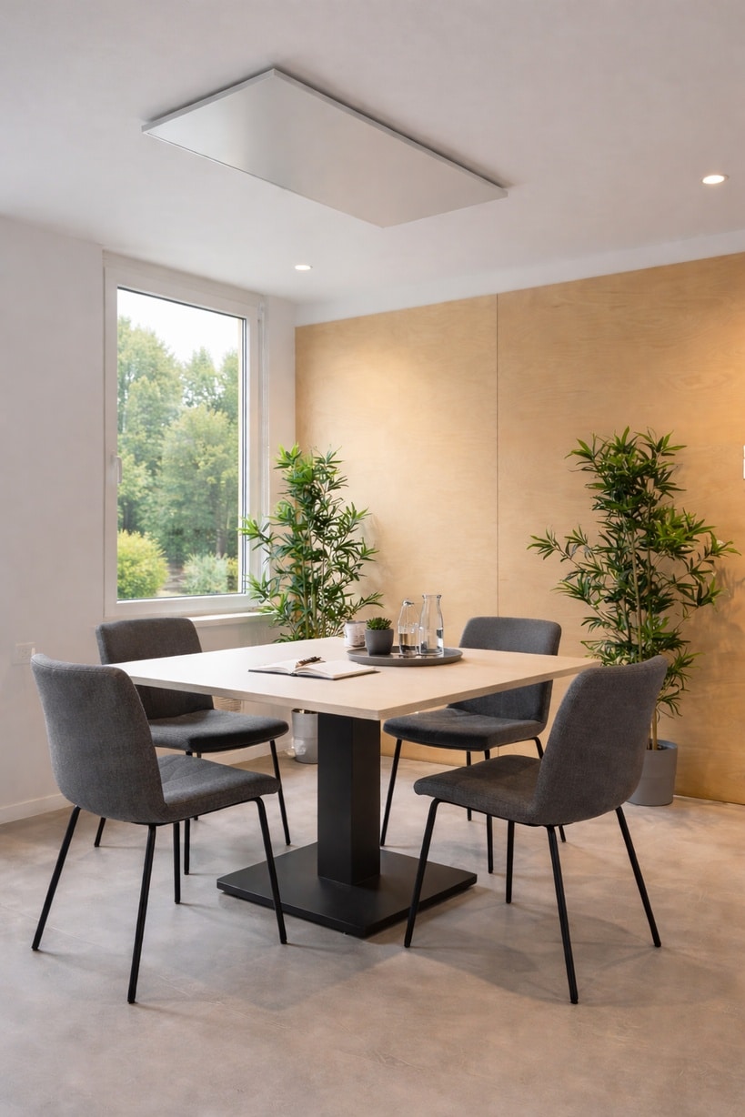 600 Pro Infrarotheizung an der Decke: mehr Raum., mehr Ruhe, mehr Wärme.