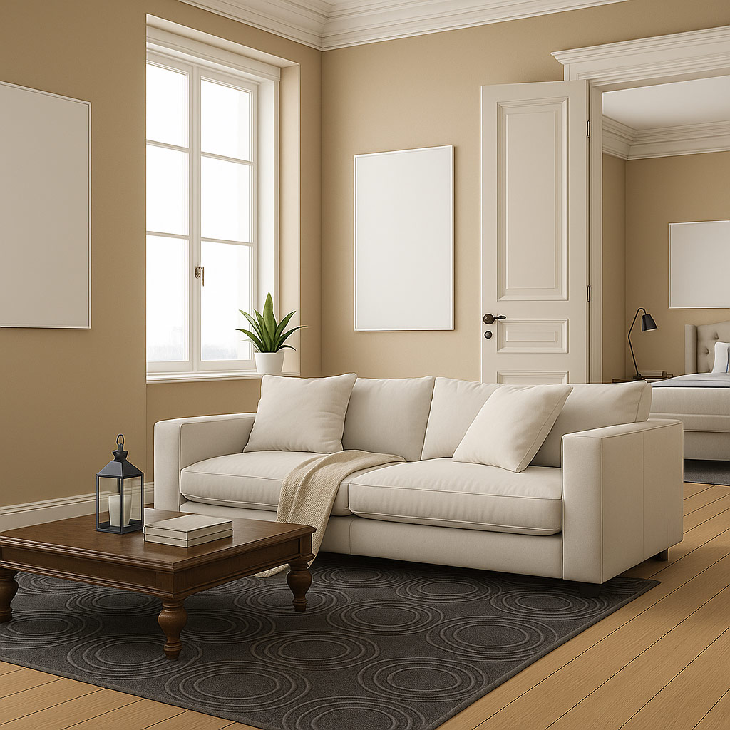 Eine Infrarotheizung in einem Altbau