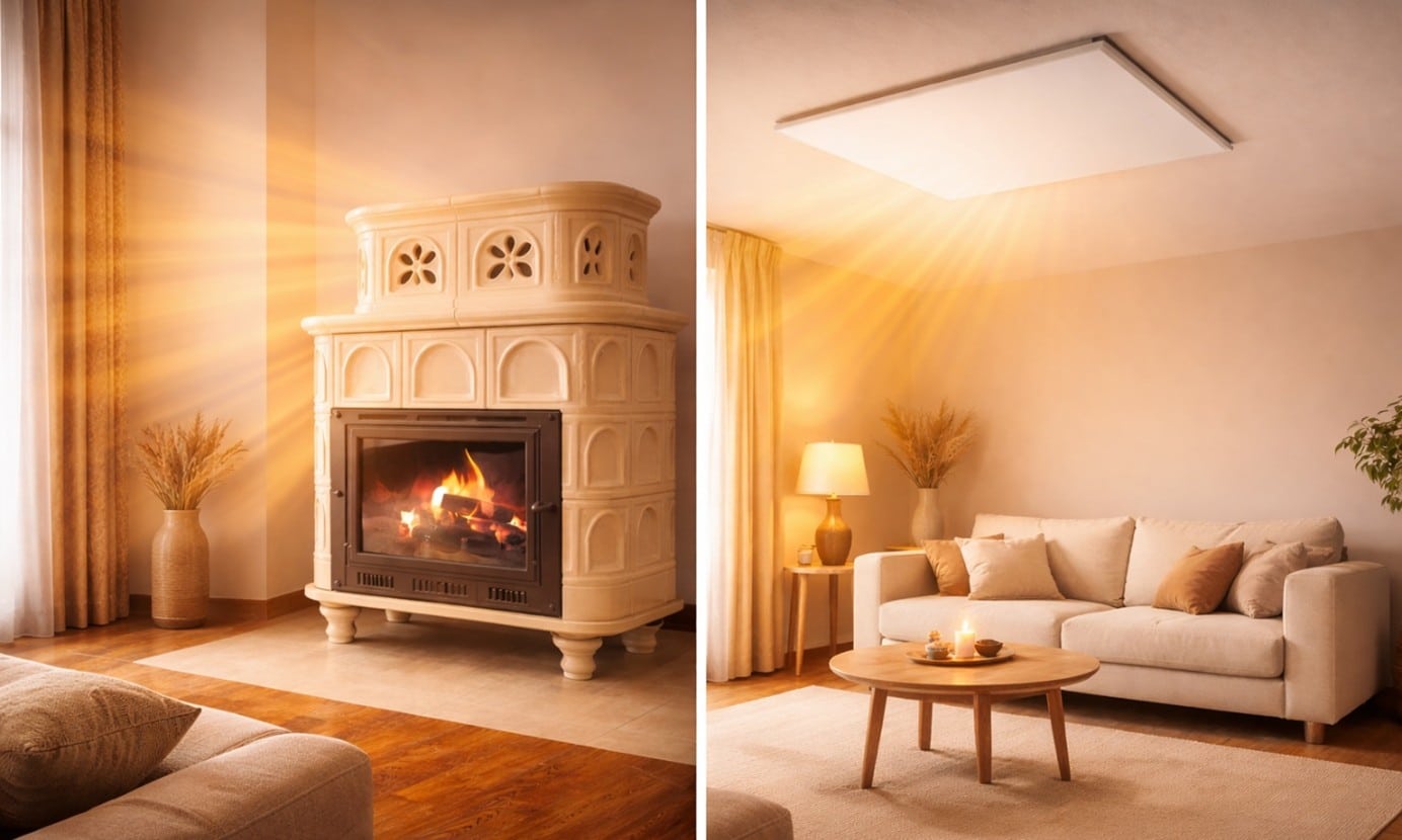 Infrarotheizung Ofen (1) heatness Infrarotheizung heizt angenehm wie ein Kachelofen