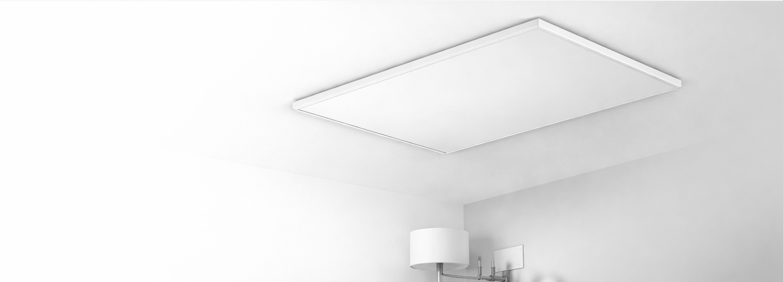 Eine Infrarotheizung an der Decke: platzsparend und effizient