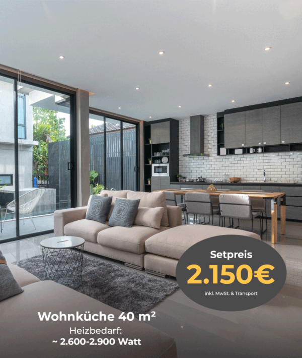 Welche Infrarotheizung für welche Raumgröße? Wie viel Watt?