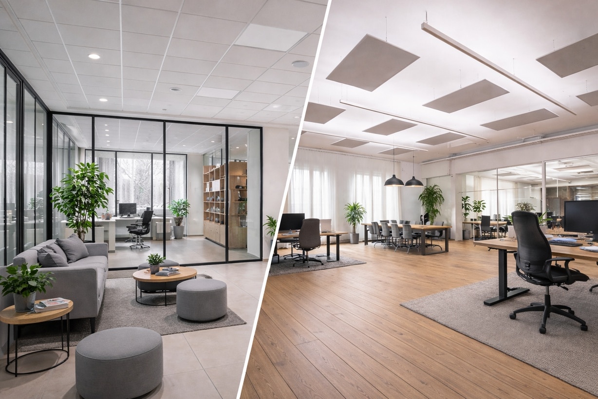 infrarotheizung-gewerbeimmobilien Infrarot Deckenheizung für Praxen und Studios