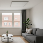 Infrarotheizung im Wohnzimmer