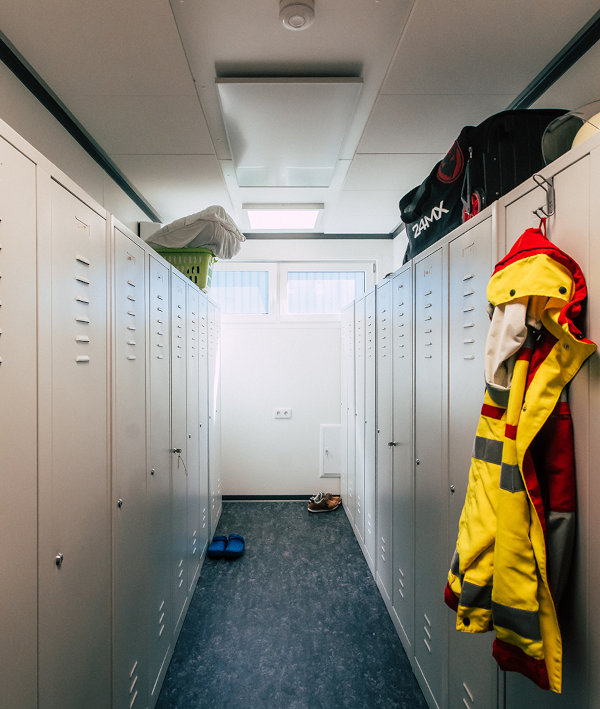 Infrarotheizung im Container