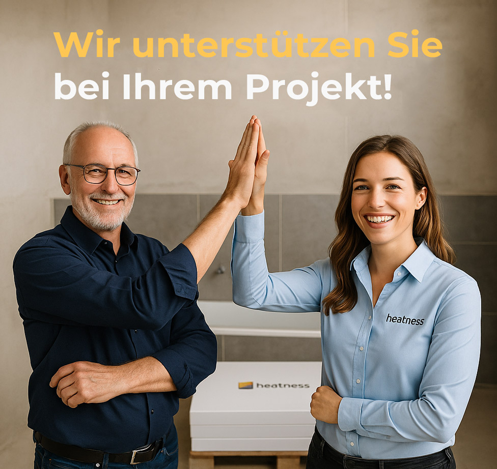 heatness Mitarbeiter vor Ort: Wir unterstützen Sie in jeder Phase Ihres Projektes!